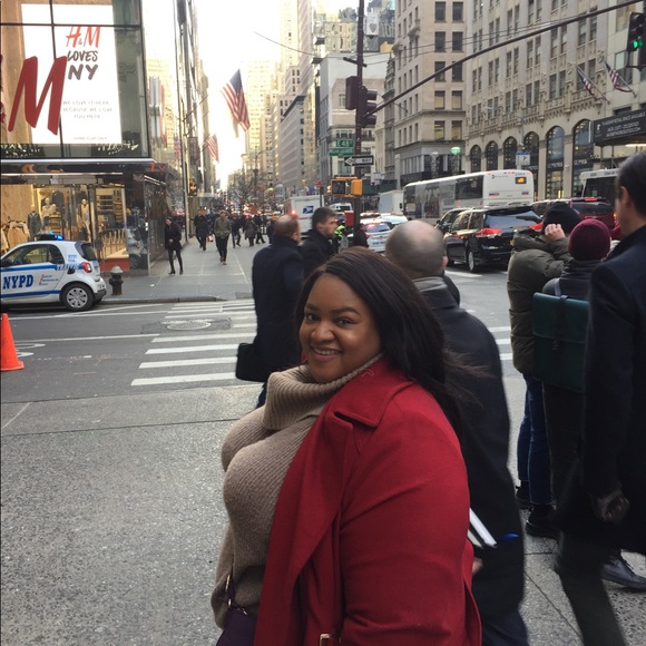 Red Hot Michael Kors Coat - Picture 2 of 3